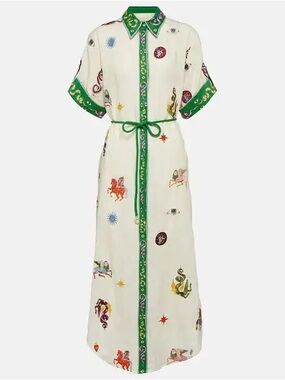 Alemais | Dresses | Alemais Poppy Spliced Midi Dress Us 2 | Poshmark